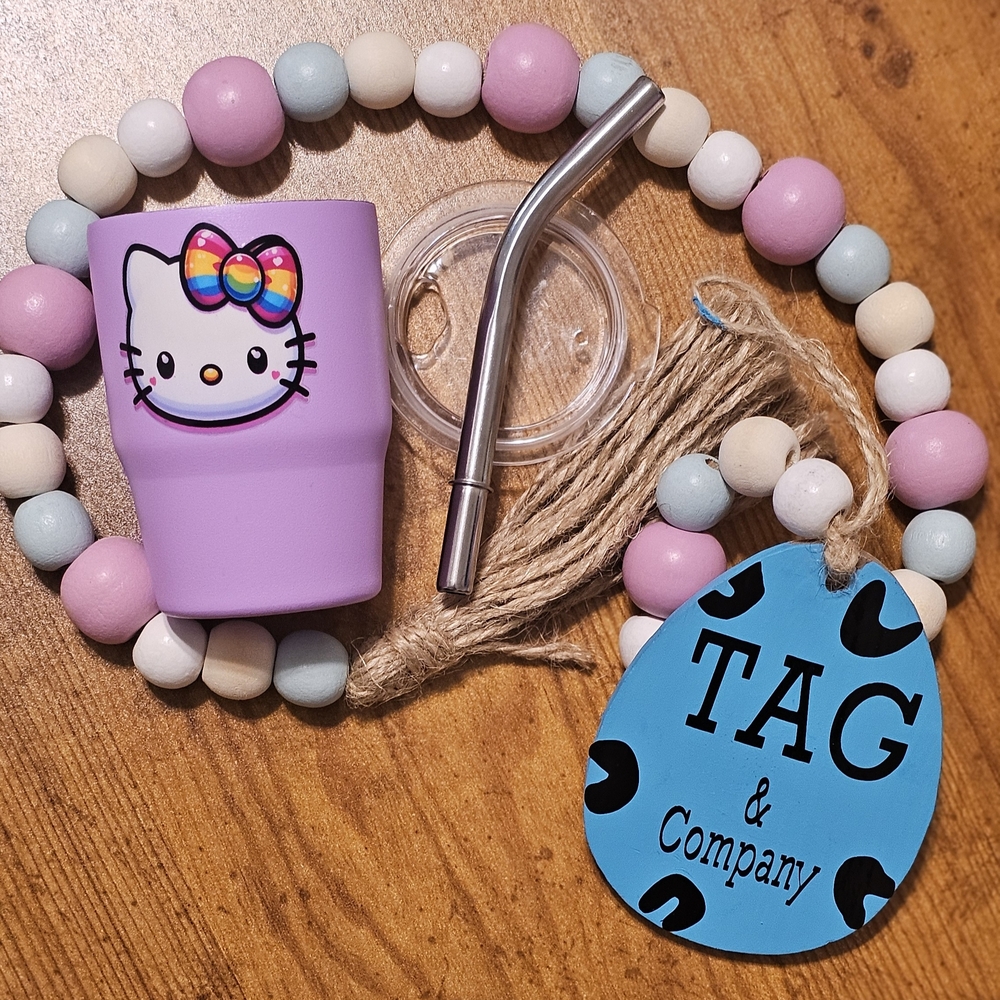 Hello Kitty Purple MINI Tumbler with Straw